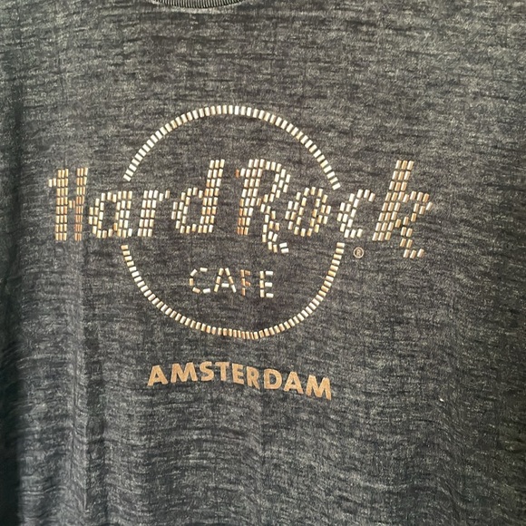 Hard Rock women’s sheer black scoop neck T-shirt. Size M. NWT - Picture 2 of 3